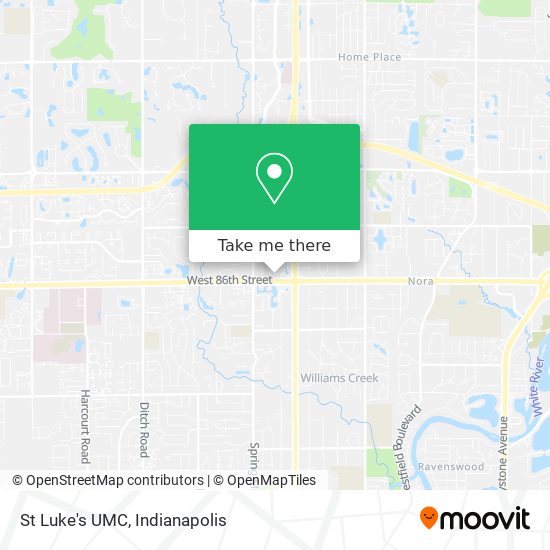St Luke's UMC map