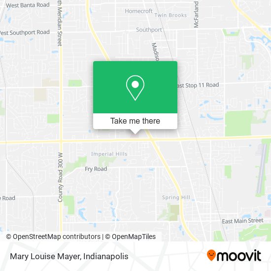 Mary Louise Mayer map