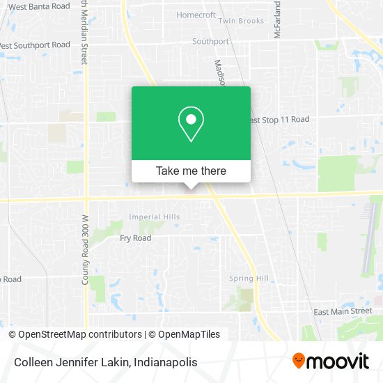 Mapa de Colleen Jennifer Lakin