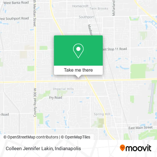 Colleen Jennifer Lakin map