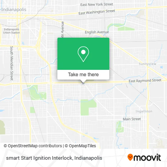 smart Start Ignition Interlock map