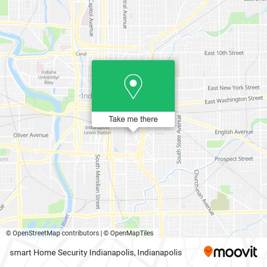 smart Home Security Indianapolis map