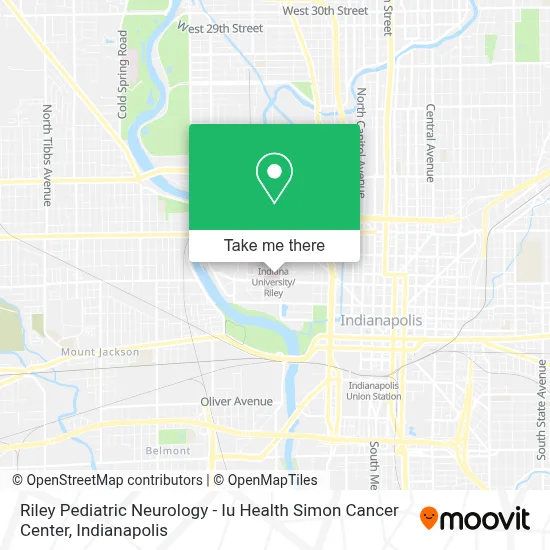 Riley Pediatric Neurology - Iu Health Simon Cancer Center map