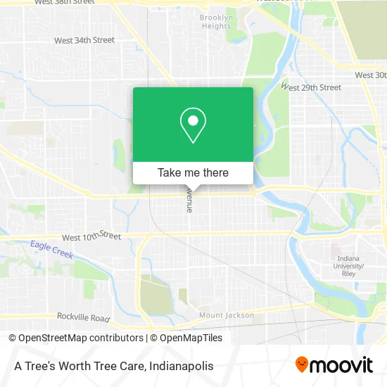 A Tree's Worth Tree Care map