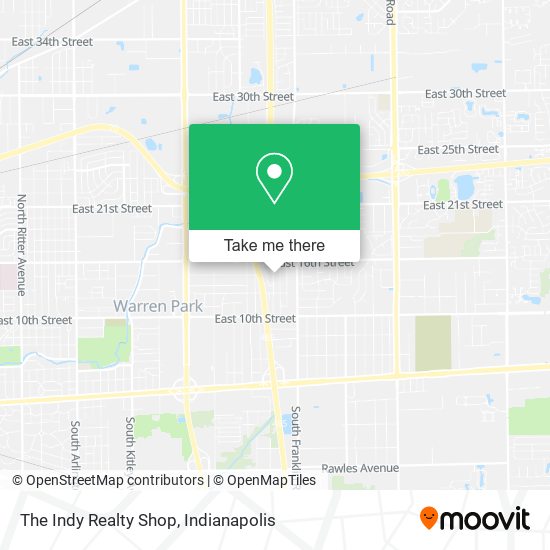 Mapa de The Indy Realty Shop