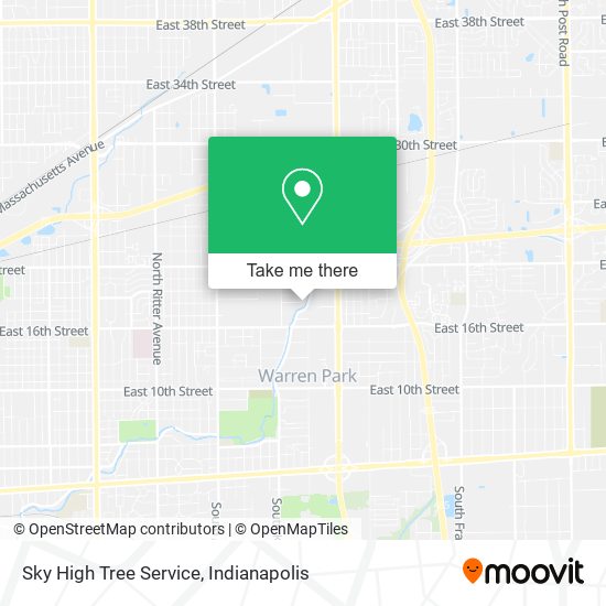 Sky High Tree Service map