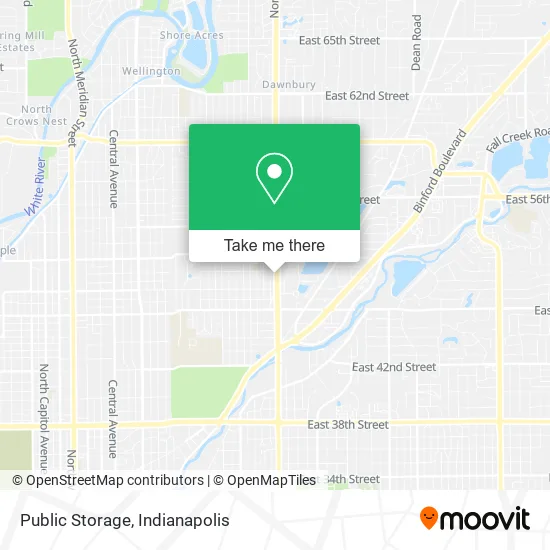 Public Storage map