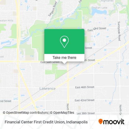 Mapa de Financial Center First Credit Union