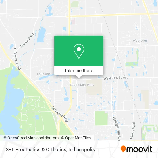 SRT Prosthetics & Orthotics map
