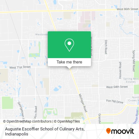 Mapa de Auguste Escoffier School of Culinary Arts