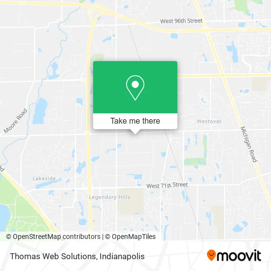 Thomas Web Solutions map