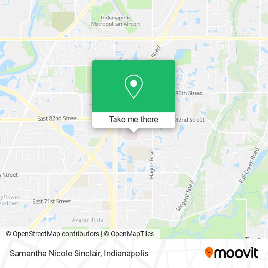 Samantha Nicole Sinclair map