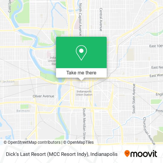 Dick's Last Resort (MCC Resort Indy) map