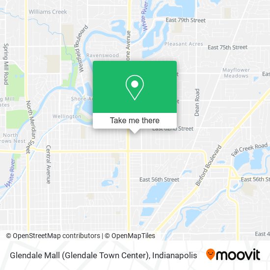 Glendale Mall (Glendale Town Center) map