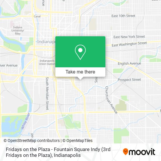 Fridays on the Plaza - Fountain Square Indy (3rd Fridays on the Plaza) map