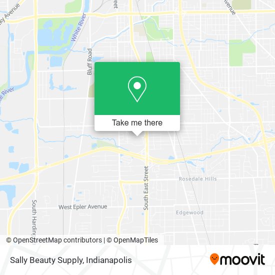 Sally Beauty Supply map