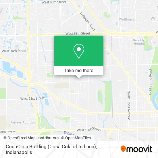 Coca-Cola Bottling (Coca Cola of Indiana) map