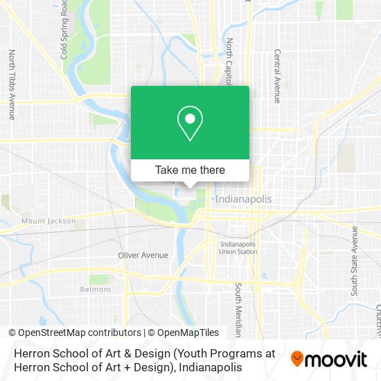 Mapa de Herron School of Art & Design (Youth Programs at Herron School of Art + Design)