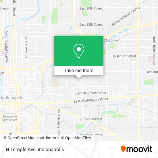 Mapa de N Temple Ave