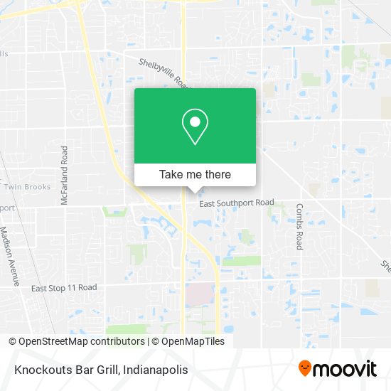 Knockouts Bar Grill map