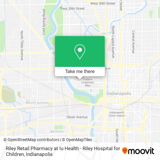 Riley Retail Pharmacy at Iu Health - Riley Hospital for Children map