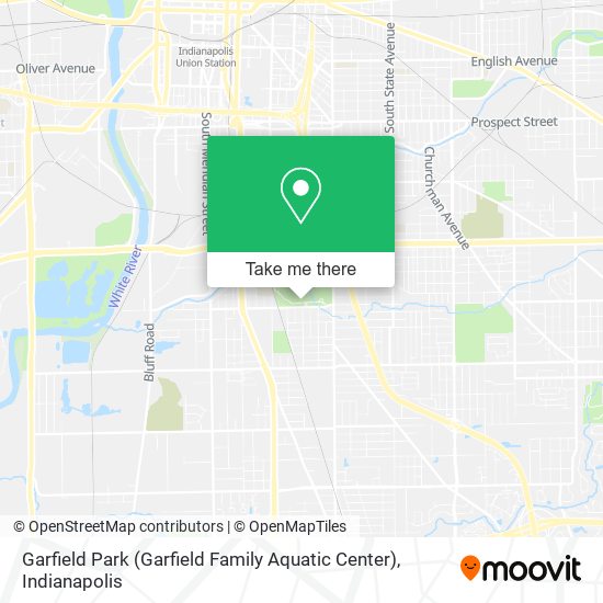 Mapa de Garfield Park (Garfield Family Aquatic Center)