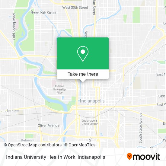 Indiana University Health Work map