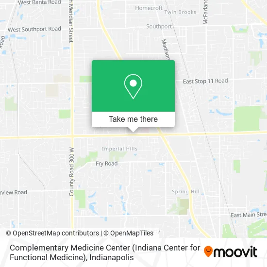 Complementary Medicine Center (Indiana Center for Functional Medicine) map