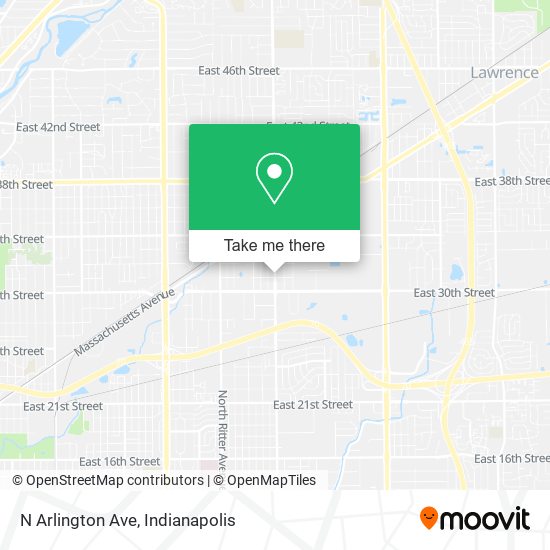 Mapa de N Arlington Ave
