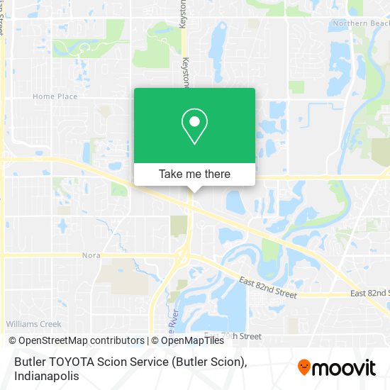 Butler TOYOTA Scion Service (Butler Scion) map