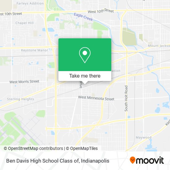 Ben Davis High School Class of map