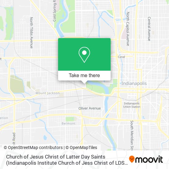 Mapa de Church of Jesus Christ of Latter Day Saints (Indianapolis Institute Church of Jess Christ of LDS)