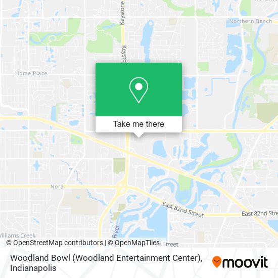 Woodland Bowl (Woodland Entertainment Center) map