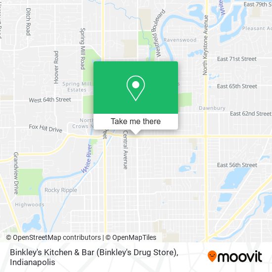 Mapa de Binkley's Kitchen & Bar (Binkley's Drug Store)