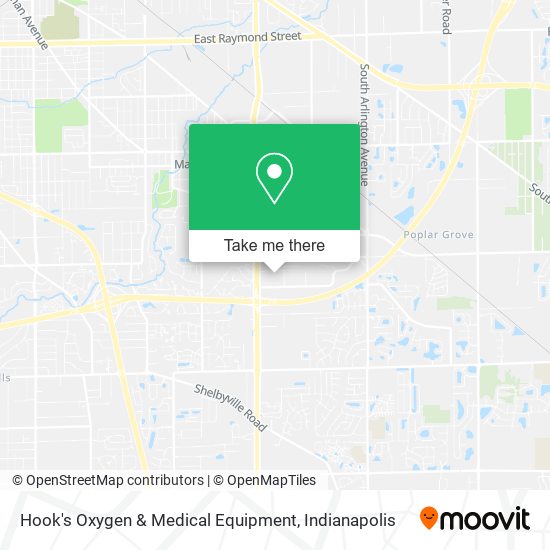 Hook's Oxygen & Medical Equipment map