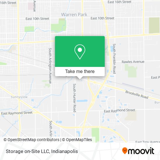 Mapa de Storage on-Site LLC