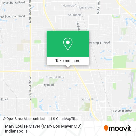 Mary Louise Mayer (Mary Lou Mayer MD) map