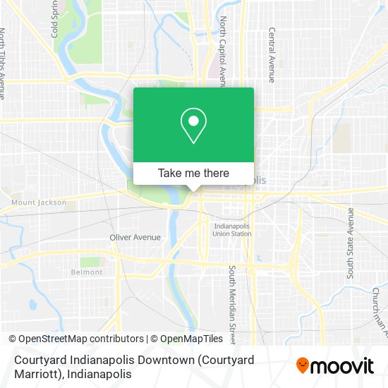 Courtyard Indianapolis Downtown (Courtyard Marriott) map