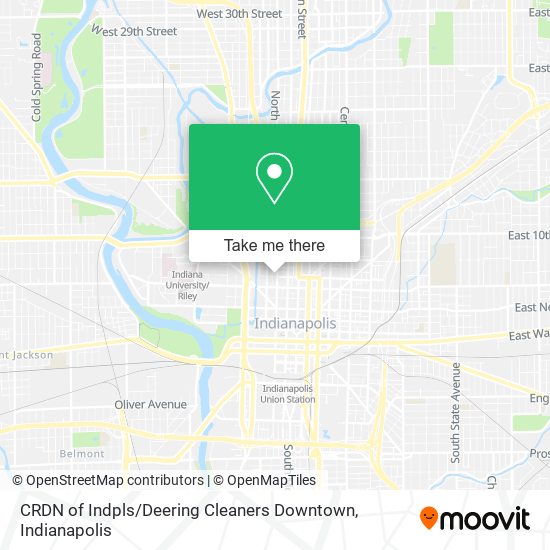 Mapa de CRDN of Indpls / Deering Cleaners Downtown