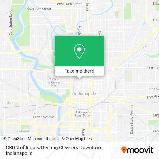 CRDN of Indpls / Deering Cleaners Downtown map