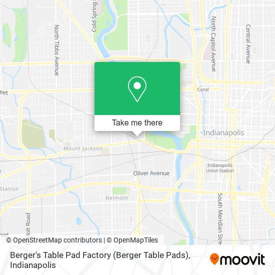 Mapa de Berger's Table Pad Factory (Berger Table Pads)