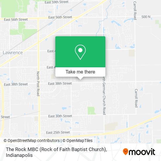 The Rock MBC (Rock of Faith Baptist Church) map