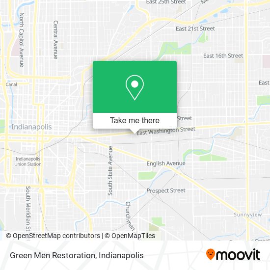Green Men Restoration map