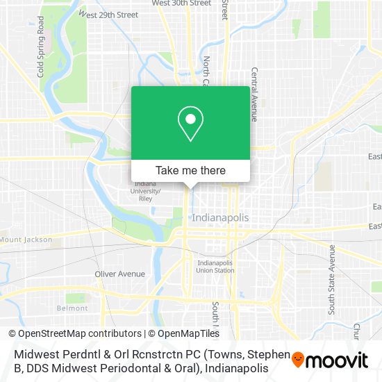 Midwest Perdntl & Orl Rcnstrctn PC (Towns, Stephen B, DDS Midwest Periodontal & Oral) map