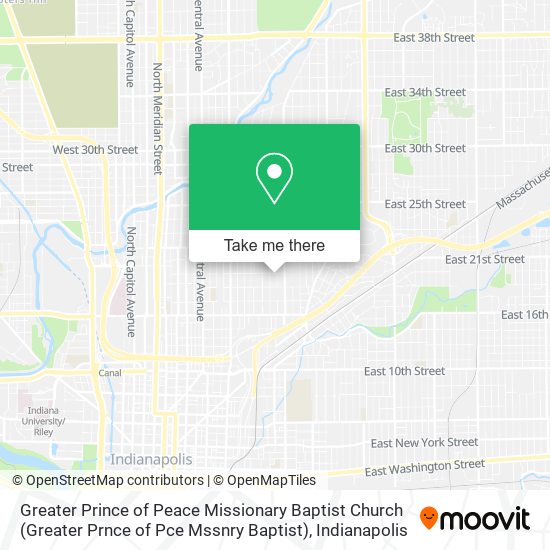 Greater Prince of Peace Missionary Baptist Church (Greater Prnce of Pce Mssnry Baptist) map