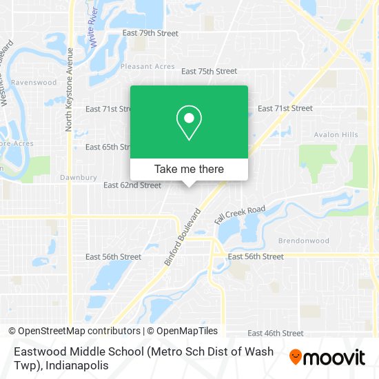 Mapa de Eastwood Middle School (Metro Sch Dist of Wash Twp)