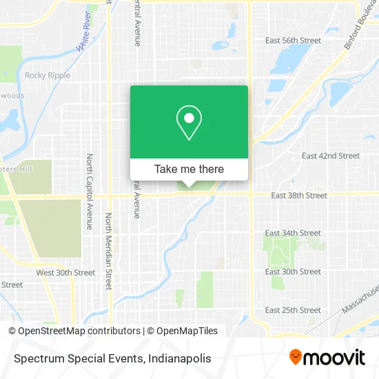 Spectrum Special Events map