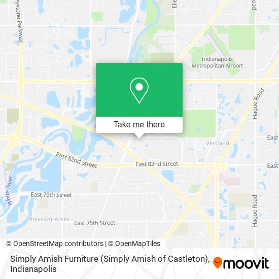 Mapa de Simply Amish Furniture (Simply Amish of Castleton)