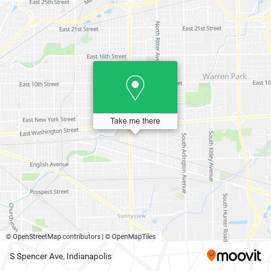 Mapa de S Spencer Ave