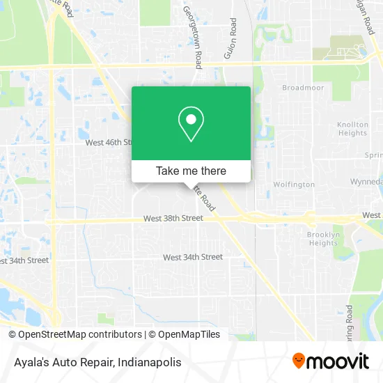 Mapa de Ayala's Auto Repair